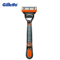 Gillette Fusion Power Razor maszynka do golenia dla mężczyzn twarz broda ścinanie włosów zmywalny Razor zasilany z baterii 5 warstw ostrze 1 paczka 2